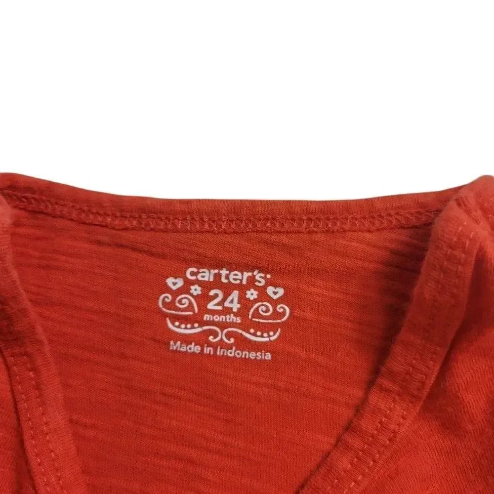 Carter's camel shirt, longsleeve 24mo